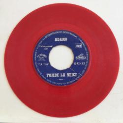 Adamo / Tombe La Neige - Car Je Veux / Turkey 1963 / 45'lik / *pop* / kırmızı plak