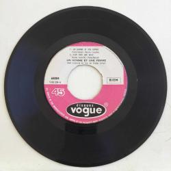 Nicole Croisille Et Pierre Barouh / Un Homme Et Une Femme - Plus Fort Que Nous - A L'ombre De Nous / Turkey 1966 / 45'lik EP / *soundtrack*