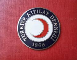 ESKİ - TÜRKİYE KIZILAY DERNEĞİ PLAKET BOY - ROZETİ - MADALYA 7.5 CM C1469