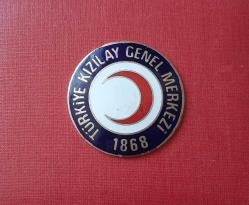 ESKİ - TÜRKİYE KIZILAY GENEL MERKEZİ PLAKET BOY - ROZETİ - MADALYA C1473
