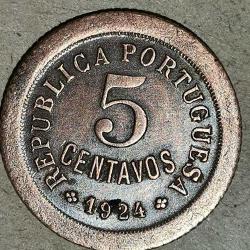 LOT.7 » PORTEKİZ  1924  5 CENTAVOS
