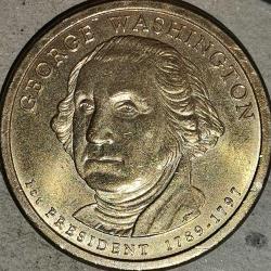 AMERİKA 2007   1 DOLAR  HATIRA Başkanlık 1 $ Bozuk Para - George Washington (1789-1797)