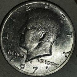 AMERİKA 1971    YARIM  DOLAR  HALF DOLAR