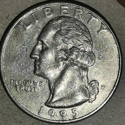 AMERİKA   1995 P    ÇEYREK  DOLAR  25 CENT
