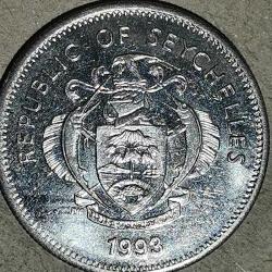 SEYŞELLER 1993   25 CENT