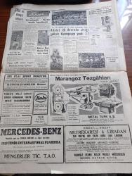 Cumhuriyet Gazetesi - 29 Ağustos 1958 - Hazine Hissesi Kaldırılmıyor - Donanma Terfi Listesi Dünya Kısmen Belli Oldu - Faik Taluy Hayri Bars Fotoğraf - İstanbul Emniyet Müdürlüğüne Tayin Edilen Gümüşhane Valisi Faruk Oktar - Sirkeciden Kazlıçeşmeye Sahil Yolu Cumhuriyet Bayramı'nda Açılıyor - Büyük Bir Tıbbi Ecza Kaçakçılığı - Tiyatrolarımız Hakkında Yeni Karar Ve Tasavvurlar - NATO Başkomutanı General Nostad'ın Ankara ve İzmir'de Teftişleri Fotoğraf - Yılanların Öcü Yazan Fakir Baykurt Yazı Dizisi - Türkiye İş Bankası Şehzadebaşı Şubesi Açılıyor - 500 Sihirbaz Viyana'da Toplandı - Ala Geyik Yazan Yusuf Karataylı Çizen Sezgin Burak - Fenerbahçeli Naci Erdem Hiçbir İhtilafım Yok Dedi - İstanbulspor Galatasaray Maçı İçin Kampta - 1500 Metre Dünya Rekorunu Avustralyalı Herb Elliott Kazandı