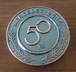 Mercedes Benz 50 . Yıl Hatıra Madalyon