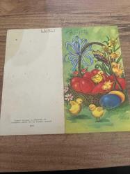 Yılbaşı temalı Rumca yazılı   Kartpostal 15x8 ebatında