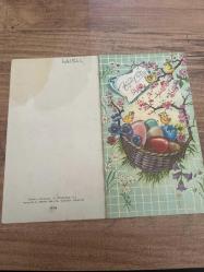 Yılbaşı temalı Rumca yazılı   Kartpostal 15x8 ebatında