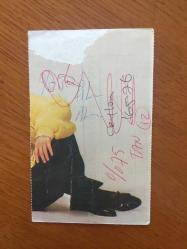 ŞARKICI CEYLAN'IN ''BIRAKMAM SENİ'' ALBÜMÜNÜN KASET KARTONETİ (ÖN YÜZÜDÜR) - (KÜÇÜK CEYLAN, CEYLAN AVCI) - 10 x 6,5 cm EBADINDA