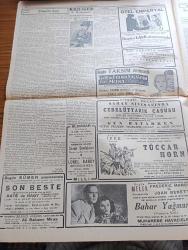 Cumhuriyet Gazetesi - 4 Şubat 1940 - Perde Arkasında Yazan Yunus Nadi Başmakale - Balkanlılar Kati Bitarat Kalacaklar - Yugoslav Kralı Prens Pol Vekilimiz Şükrü Saraçoğlunu Kabul Etti Fotoğraf - Doktor Mehmet Ali'yi Öldüren Ebe Naciye 6 Seneye Mahkum Oldu - Fin Ordusunun Zaferi Fotoğraf - D Grubu Sergisi Açıldı Fotoğraf - 900,000 Liralık Asfalt Yapılacak - Rektör Cemil Bilsel'in Çayları - Müstakil Ressamlar Toplandılar Fotoğraf - Milli Şef İsmet İnönü Küçük Bir Ameliyat Geçirdi - Büyük Türk Şairi Yunus Emre Kimdir Yazan Raif Yelkenci Yazı Dizisi - Alman Tayyarelerinden Bir Çoğu Düşürüldü -  Bahar Yağmuru Filmi Melek Sinemasında - Otel Emperyal Bugün Lale Sinemasında - Amerikalı Artist Robert Montgomery Avrupa'ya Geldi - Pazardan Pazara Yazan Server Bedi - Bugün Galatasaray Beşiktaş Takımları Karşılaşıyor - İstanbul Lisesi Şişli Terakki Maçından Bir Enstantane - Haftalık Radyo Programı - Voleybol Maçları - Hamiyet Yüceses Beler Oteli Salonlarında - General Electric Radyoları - Arlon