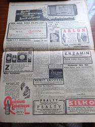 Cumhuriyet Gazetesi - 4 Şubat 1940 - Perde Arkasında Yazan Yunus Nadi Başmakale - Balkanlılar Kati Bitarat Kalacaklar - Yugoslav Kralı Prens Pol Vekilimiz Şükrü Saraçoğlunu Kabul Etti Fotoğraf - Doktor Mehmet Ali'yi Öldüren Ebe Naciye 6 Seneye Mahkum Oldu - Fin Ordusunun Zaferi Fotoğraf - D Grubu Sergisi Açıldı Fotoğraf - 900,000 Liralık Asfalt Yapılacak - Rektör Cemil Bilsel'in Çayları - Müstakil Ressamlar Toplandılar Fotoğraf - Milli Şef İsmet İnönü Küçük Bir Ameliyat Geçirdi - Büyük Türk Şairi Yunus Emre Kimdir Yazan Raif Yelkenci Yazı Dizisi - Alman Tayyarelerinden Bir Çoğu Düşürüldü -  Bahar Yağmuru Filmi Melek Sinemasında - Otel Emperyal Bugün Lale Sinemasında - Amerikalı Artist Robert Montgomery Avrupa'ya Geldi - Pazardan Pazara Yazan Server Bedi - Bugün Galatasaray Beşiktaş Takımları Karşılaşıyor - İstanbul Lisesi Şişli Terakki Maçından Bir Enstantane - Haftalık Radyo Programı - Voleybol Maçları - Hamiyet Yüceses Beler Oteli Salonlarında - General Electric Radyoları - Arlon