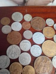 51 adet yabancı madeni para lotu