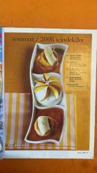 LA CUCINA ITALIANA DERGİSİ - TEMMUZ 2008 - SELDA TOPTAŞ - DEMİR DEMİRKAN - SARAH JESSICA PARKER - GÜLŞEN - RUDOLF G.P.M VAN NUNEN - OĞUL TÜRKKAN - MEHMET ATEŞ - PINAR ONUR - RICCARDO LETTIERI - LA CUCINA ITALIANA - MARIE CLAIRE - MUTFAK OKULU - TASARIM MUTFAKLAR - VENEZIA - MEYVE DÜNYASI - DONDURMA - ŞARAP HAKKINDA - AROMATİK ZEYTİNYAĞI - BUZLU TATLILAR - CHEF'İN MUTFAĞINDAN - ÇIRAĞAN PALACE KEMPINSKI - KIRMIZI MUTFAKLAR - YAZ DETOKSU - MARIE CLAIRE ASTROLOJİ - SEX AND THE CITY - ÇARŞIDA & MUTFAKTA      - 162 SAYFA