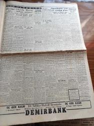 Cumhuriyet Gazetesi - 18 Ocak 1955 - Adnan Menderes'in Lübnan'daki Görüşmeleri Sona Eriyor - Amerikan Hariciye Vekili Dulles Adnan Menderes'i Tebrik Etti - Çalışma Enstitüsü Açıldı Fotoğraf - İsviçre'de Migros Aleyhinde  Neşrolunan Broşürlerdeki İddialar Röportajı Yapan Aslan Tufan Yazman - Zoraki Diplomat Yazan Yakup Kadri Karaosmanoğlu Yazı Dizisi - İtalya'da Aleni Flörtle Mücadele - Tarihe Geçmiş Büyük Aşklar Merove Ve Brünho - Yalancı Şahitlik Müessesesi Yazan Burhan Felek Köşe Yazısı - Mısırlı Ses Sanatkarı Ümmü Gülsüm Sesine Kavuştu - Yeni Futbol Federasyonu Bugün Ankara'da Toplanıyor - Sporda Haftanın Olayları Derleyen Semih Türkdoğan - Garp Haydutları Sümer Sinemasında - İstanbul Belediyesi Şehir Tiyatroları Dram Kısmında Beyaz Güvercin - Yapı Ve Kredi Bankası Tam Sayfa İlan