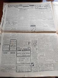Cumhuriyet Gazetesi - 18 Ocak 1955 - Adnan Menderes'in Lübnan'daki Görüşmeleri Sona Eriyor - Amerikan Hariciye Vekili Dulles Adnan Menderes'i Tebrik Etti - Çalışma Enstitüsü Açıldı Fotoğraf - İsviçre'de Migros Aleyhinde  Neşrolunan Broşürlerdeki İddialar Röportajı Yapan Aslan Tufan Yazman - Zoraki Diplomat Yazan Yakup Kadri Karaosmanoğlu Yazı Dizisi - İtalya'da Aleni Flörtle Mücadele - Tarihe Geçmiş Büyük Aşklar Merove Ve Brünho - Yalancı Şahitlik Müessesesi Yazan Burhan Felek Köşe Yazısı - Mısırlı Ses Sanatkarı Ümmü Gülsüm Sesine Kavuştu - Yeni Futbol Federasyonu Bugün Ankara'da Toplanıyor - Sporda Haftanın Olayları Derleyen Semih Türkdoğan - Garp Haydutları Sümer Sinemasında - İstanbul Belediyesi Şehir Tiyatroları Dram Kısmında Beyaz Güvercin - Yapı Ve Kredi Bankası Tam Sayfa İlan