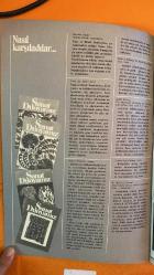 SANAT DÜNYAMIZ DERGİSİ - EYLÜL 1975 - MERYEM DE CARCARADEC – ERSU PEKİN – TURGAY TECZAN – CAN NURCEM – SEDAT ELDEM – SADİ ABAÇ – VEDAT NEDİM TÖR – ADAIR MILL – ARA GÜLER – SAMİ GÜNER – ŞEMSİ GÜNER – OSMAN KADEMOĞLU – AYDIN ERKMEN – NERMİN NEFTÇİ – BAHRİ SAVCI – ADNAN BİNYAZAR – TALAT S. HALMAN – AYKUT GÖRKEY – ORHAN ŞAİK GÖKYAY – MANFRED KRAMER – GABRIEL - SELÇUK TAŞ İŞÇİLİĞİ – YÖRÜK ÇUVALLARI – TÜRK MİĞFERLERİ – KAPADOKYA – TÜRK MİMARİ ESERLERİ – GÜZEL EĞİTİMİ – SANATIN ZENGİNLİĞİ – BİTKİSEL MOTİFLER – ANADOLU SELÇUKLU DEVLETİ – XIII. YÜZYIL SELÇUKLU SANATI – MOĞOL İSTİLASI – DIVRİĞİ ULU CAMİ – YAKUTİYE MEDRESESİ – DÖNER KÜMBET – DİYARBAKIR ULU CAMİ – SANAT DÜNYAMIZ DERGİSİNE YORUMLAR – HALK SANATLARI – ÇOCUK RESİMLERİ – ULUSAL KÜLTÜR – MEZARTAŞI SANATI - 48 SAYFA