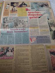 Kelebek Hürriyetin Kadın Okuyucularına Armağanıdır -16 Ağustos 1982-gökkuşağı gibi kadın-ajda pekkan-çingene pembesi tuvalet-neden dedikodu yapıyoruz-kemer belde değil kalçada-sağlığın 3 aynası-dil burun ve kulak memeleri-kahkaha gazıyla diş çektirmek zararlıdır-alev sayın-ferhan tümsoy-ümit acar-nerede o eski Deniz hamamları-bu sporlar doğudan geldi-sebzeli yoğurtlu sufle-bebeğinizin nabzı-aşkı ararken-bu aşk onlara da yeter-cüneyt arkın-derya baykal-münir özkul-erdoğan engin-balinayı öldürmek-atilla içli dört türkü ile ekranda