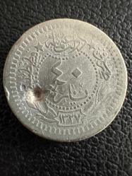 5. MEHMED REŞAD · 40 PARA · (1327/8) · KOSTANTİNİYE · NİKEL VURUK