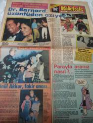 Hürriyet Kelebek Gazetesi Kadın Okuyucularına Armağanıdır -29 Mart 1982-Dr.Barnard üzüntüden azıyor-ünlü cerrah 60 yaşında -eski eşi aklımdan çıkmıyor-gönül akkor fakir anası-parayla aranız nasıl-bütün paramı giyimime harcarım-barbara da boş durmuyor-deri gözler tırnaklar ve eller sağlığın aynasıdır-siz ve sağlığınız -yaman kız -pembe mutlu -tayfun sağlam-erol keçeci-hastalığa karşı tedbirli olun-kanser haftası-aplike yastıklar-kare desenli süeter-kalbe düşen gölge-deniz akbulut -samim değer-nuri alço-midye tava-sanat dünyasının Avrupa çıkartması-çocuklar bir gün gerçeği anlar-ekranda Arif meşhur-çarşı pazar rehberi-ilk sınavlarını velilerine verdiler