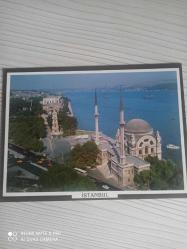 İstanbul Dolmabahçe camisi ,saat kulesi ve sarayı görünümü aytur yayınları Kartpostal 16 x11.5 ebatında