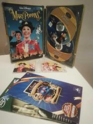 Marry popins 2 disk, metal kutu, magnet, set, Türkçe altyazı