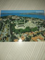 Türkiye İstanbul Hipodrom Sultanahmet Camii ve Ayasofya müzesi Alman çeşmesi Keskin Color yayınları Kartpostal 16 x11.5 ebatında