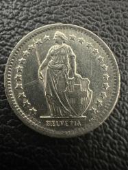 İsviçre 1/2 Frank 1968