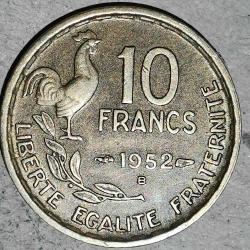 FRANSA 1952 B  10 FRANK