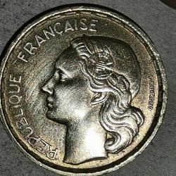 FRANSA 1955   10 FRANK