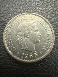 İsviçre 10 Rappen, 1965