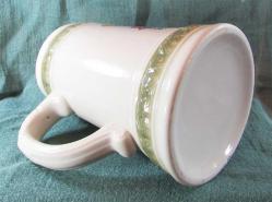 VİNTaGe ALMAN BoYaMa RESİMLİ SeRaMiK BİRA BARDAĞI.....Tankart