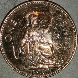 İNGİLTERE 1963  1 PENNY