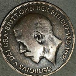 İNGİLTERE 1921  1 PENNY