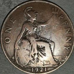 İNGİLTERE 1921   1 PENNY