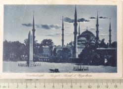 OSMANLI DÖNEMİ İSTANBUL SULTAN AHMET CAMİ ORİJİNAL POSTA KARTI TTT1R1 ÇOK NADİR