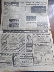 Cumhuriyet Gazetesi - 29 Nisan 1957 -  Fethiye'de Dün De Biri Çok Şiddetli Üç Zelzele Oldu - Doktor Fazıl Küçük Kıbrıs'ın Taksimi Şarttır Dedi Fotoğraf - Başbakan Adnan Menderes Harabe Fethiye'den Yepyeni Bir Kasaba Doğacak Dedi - Amerika Askeri Kuvvetlerin Kısılmamasını İsteyecek - Beşiktaş Ligde Beşinci Oldu Fotoğraf - Kuyrukluyıldız İstanbul Ve İzmir Göklerinde Görüldü - Sanatkar Leyla Gencer Dün Ankara'ya Geldi Fotoğraf - 23 Nisanın Milli Eğitimdeki Yeri - Kırkıncı Oda Yazan Peride Celal Yazı Dizisi - Hukuk Bakımından Şehir Ve İmar İşlerimiz Yazan Ordinaryüs Profesör Doktor Sıddık Sami Onar köşe Yazısı - 2 Jet Uçağımız Suriye Üzerinde Uçmuş - Pazartesi Konuşmaları Yazan Bedri Rahmi Eyüboğlu Köşe Yazısı  - Nuh'un Ankara Makarnası - Galatasaray Mülkiyeliler Birliğine 57 54 Yenildi - Fenerbahçe Mi Kazanacak Galatasaray Mı Yazan Bedri Gürsoy - Milletlerarası İstanbul Voleybol Turnuvası Cuma Günü Başlıyor - Basketbol Hakemi Asım Güngör Evlendi - Krem Pertev - Buğday Bankası