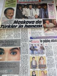 HÜRRİYET KELEBEK GAZETESİ DOĞUM GÜNÜ GAZETESİ - 22 EKİM 1988 - Radi Fiş-Nâzım Hikmet-Kemal Tahir-Orhan Kemal-Fazıl Hüsnü-Aziz Nesin-Mehmet Ali Bakır-Çetin Topaloğlu-Ahmet Coşgunseven-Ertan Tok-Cenk Cingöz-Büke Mele-Ali Poyrazoğlu-Levent Kazak-Pelinus Pir-Mesut Çakarli-Didem Bülbül-Ümit İmer-Kadir İnanır-Richard Clayderman-Seden Kızıltuğ-Gülşen Bubikoğlu-Cüneyt Arkın-Yılmaz Zafer-Nilüfer Öz-Kerem Yılmazer-Birgül Ulusoy-Rutanya Alda-Bruno Zanin-Olga Karlatos  Moskova’da Türkler’in hancısı-Bu büyüyü paylaşın-Hürriyet’le çağdaş olduk-Aşkta nereye kadar-Romantik yakışıklıdan piyano şöleni-Laleler-Falcı macerası-Perihan’ın hatırına katıldım-Kuruntular-Özlediğiniz beden burada  Kuruntular