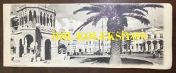 İZMİR ŞEHRİMİZİN ESKİ DÖNEMLERİNDE ÇEKİLMİŞ 5 FARKLI MANZARA FOTOĞRAFI 5 'Lİ SET HALİNDE - DÖNEMİNDEN 2. BASIM, 48 x 19 cm EBADINDA, BÜYÜK BOY - KONAK MEYDANI, GÖZTEPE KOYU, CUMHURİYET MEYDANI ATATÜRK BÜSTÜ, KONAK MEYDANI TARİHİ SAAT KULESİ, KARŞIYAKA SAHİLİ
