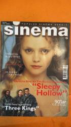 SİNEMA DERGİSİ - NİSAN 2000 - CHRISTINA RICCI – JOHNNY DEPP – JULIANNE MOORE – STEVEN SODERBERGH – DAVID O. RUSSELL – PAUL THOMAS ANDERSON – MEHMET AÇAR – ATİLLA DORSAY – ALAN PARKER – NEIL JORDAN – LISA MARIE – AYŞEGÜL ALDİNÇ – GRAHAM GREENE – ROBERT BRESSON – TAKESHI KITANO – KEN LOACH - SLEEPY HOLLOW – THREE KINGS – 90’LAR TÜRK SİNEMASI – YEŞİLÇAM’DA BİZANS FİLMLERİ – CHRISTINA RICCI BİR TIM BURTON FANTAZİSİNDE – KÖRFEZ SAVAŞI’NA FARKLI BAKIŞ – STEVEN SODERBERGH – 19. İSTANBUL FİLM FESTİVALİ – GÖTİK ÜSTÜ AZ KOMEDİ – VADİDEN İNSAN MANZARALARI – SAVAŞ VE AŞK – SİNEMA BİR MUCİZEDİR – YERLİ FİLMLER NEREDE – SEYİRCİNİN MUHTEŞEM DÖNÜŞÜ – SİNEMA TÜRKLEŞİYOR MU – YEŞİLÇAM’IN EROTİK TARİHİ – DVD, İNTERNET – SİNEMA ÇIKIŞI – BİR SENARYO YAZMAK – FİLMOGRAFİ – IŞIK VE GÖLGE – ÖZEL SEANS – PROFİLLER - SLEEPY HOLLOW – THREE KINGS – CLOSER – ÇİFTE TEHLİKE – MANOLYA – ZOR TERCİH – ANGELA’NIN KÜLLERİ – ERIN BROCKOVICH – ANYWHERE BUT HERE – HAYAT TRENI – ÇIĞLIK 3 – YETENEKLİ BAY RIPLEY    - 114 SAYFA