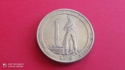 USA; QUARTER DOLLAR 2013 - P; PERRY'NİN ZAFERİ VE ULUSLARARASI BARIŞ ANITI - OHIO