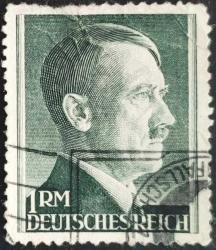 +++ ALMANYA REICH HİTLER      1942    1RM    - DAMGALI , HALİYLE