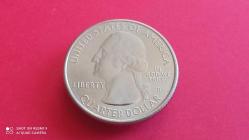 USA; 2014-D QUARTER DOLLAR; BÜYÜK KUM TEPELERİ ULUSAL PARKI VE KORUMA ALANI