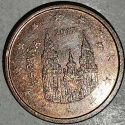 İSPANYA  2017   5 EUROCENT