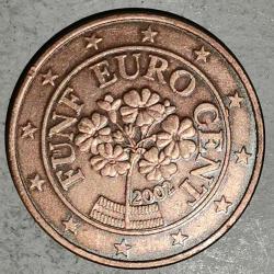 AVUSTURYA 2002    5 EUROCENT