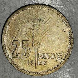 TÜRKİYE 1944  25 KURUŞ