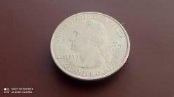 USA; QUARTER DOLLAR 2015 -P-  ÇİFTLİK EVİ; TARİHİ ULUSAL PARKI