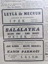 Cumhuriyet Gazetesi - 12 İkinciteşrin (Kasım) 1940 - Her Şey Vatan Müdafaasına Yazan Yunus Nadi Başmakale - İsmet İnönü Atatürk'ün Kabrinde Fotoğraf - Milli Şef İsmet İnönü Dün Tarih Cemiyetinde Dört Saat Meşgul Oldular - Torpilli Motorbot Filoları Tam Yolla Seyrederken Fotoğraf - Molotof Bugün Berlin'de Olacak - Pindos Dağlarından Son Harekatı Gösterir Harita - Rumen Petrol Sahasında Büyük Tahribat - İngiltere'ye Hücum Eden İtalyan Tayyareleri 8 i Düşürüldü - Askerlerimize Yardım Kızılay Hediyelerin Nev'ini Bildirdi - Kalp Paralara Dikkat - Fransa'ya Ne Oldu Yazan Gordon Waterfield Yazı Dizisi - Alman Ablukası Neden Muvaffak Olamıyor - Milli Emlaktaki Suistimal - Servetifünun Uyanış Mecmuasında Porta Şiirine Müstehcen Neşriyat Davası - Pindos Zaferi Yazan Ömer Rıza Doğrul - Leyla İle Mecnun Filmi İpek Sinemasında - Kadın Parmağı Bu Perşembe Akşamı Lale - Paris Delilikleri Bu Akşam Sümer Sinemasında - Ne Çıkar Yazan Burhan Felek Köşe Yazısı - Berlin Türk Kulübünde Atatürk Anması