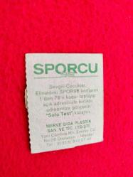 Galatasaray Futbolcu Kartları - Fatih Akyel - Sporcu 98 Merve Gıda - 5.5x4.5 cm