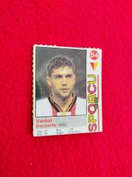 Galatasaray Futbolcu Kartları - Vedat İnceefe - Sporcu 98 Merve Gıda - 5.5x4.5 cm